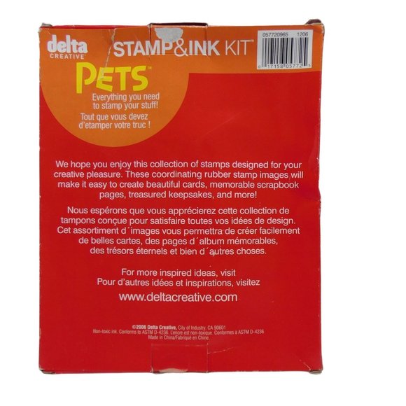 Delta Creative Pets Stamp And Ink Kit 2006 - Picture 2 of 6